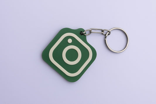 Instagram logo NFC keychain
