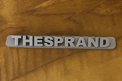 Custom 3D Name Stand