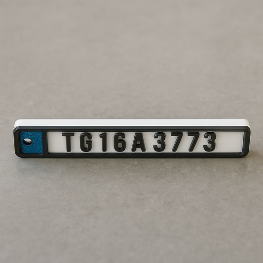Custom Number Keychain