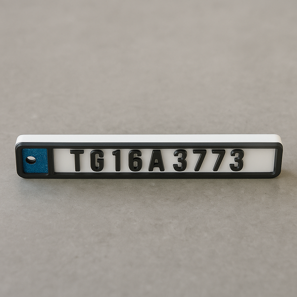 Custom Number Keychain thumbnail 2