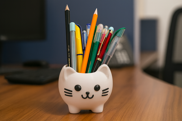 Cute Kitten Planter thumbnail 1