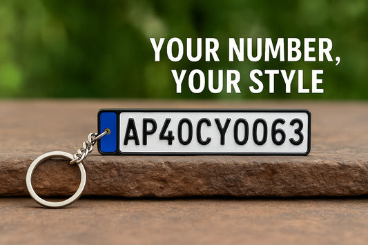 Custom Number Keychain